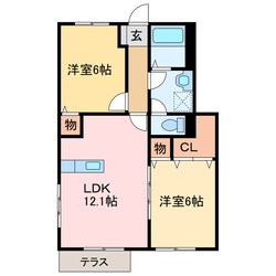 アンソレイエ本郷の物件間取画像